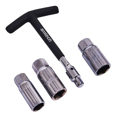 4pc T bar spark plug wrench set - Amtech