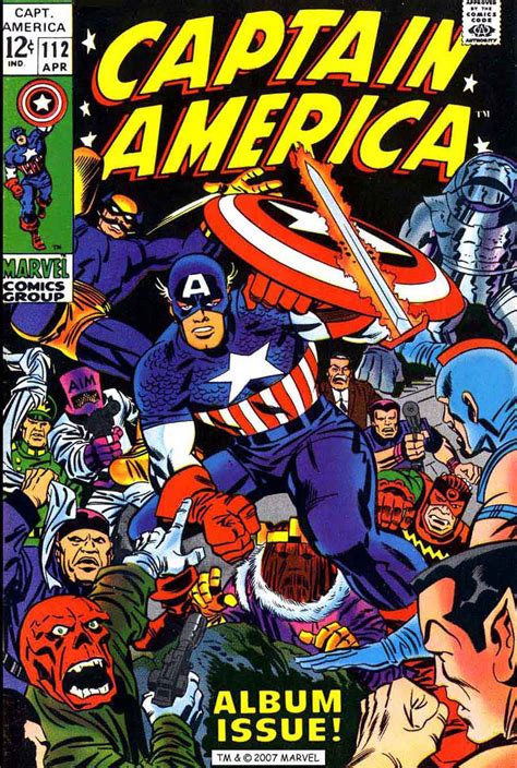 Captain America #112 - Jack Kirby art & cover - Pencil Ink