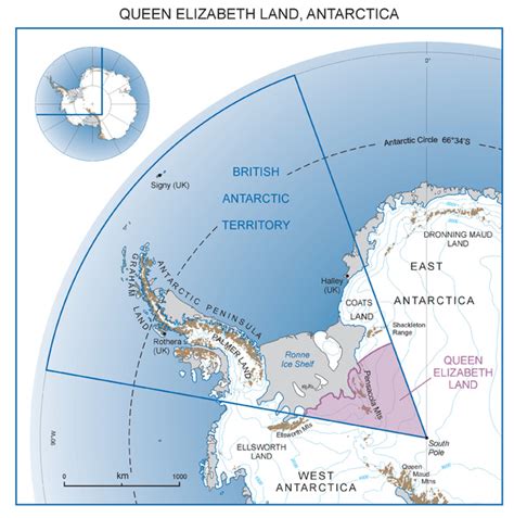 Ronne Ice Shelf Map