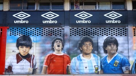 Maradona murals at Argentinos Juniors stadium | BA Street Art