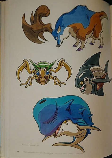 Unused Dragon Quest monsters concepts | Dragon quest, Fantasy creatures, Book art