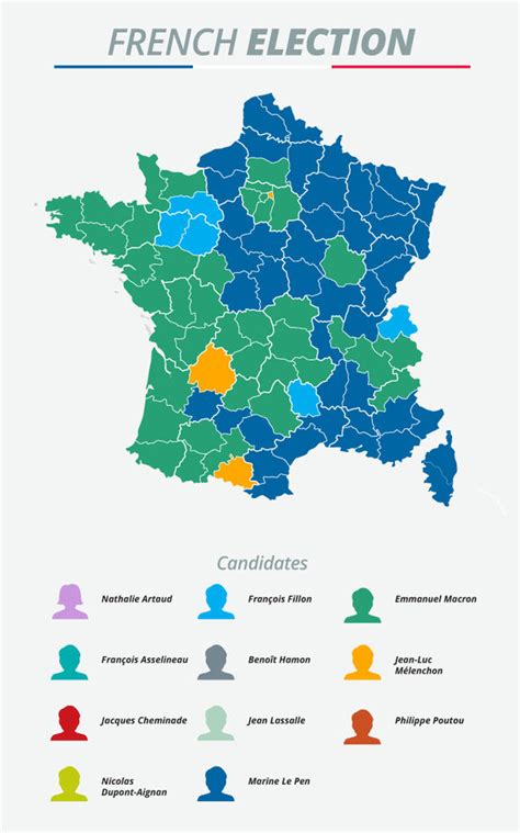 French election results MAPPED: Le Pen and Macron divide France ...