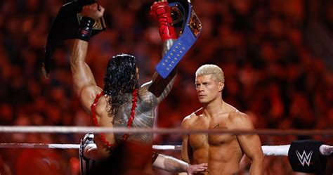 Cody Rhodes is the ONLY Opponent for Roman Reigns at WWE WrestleMania ...