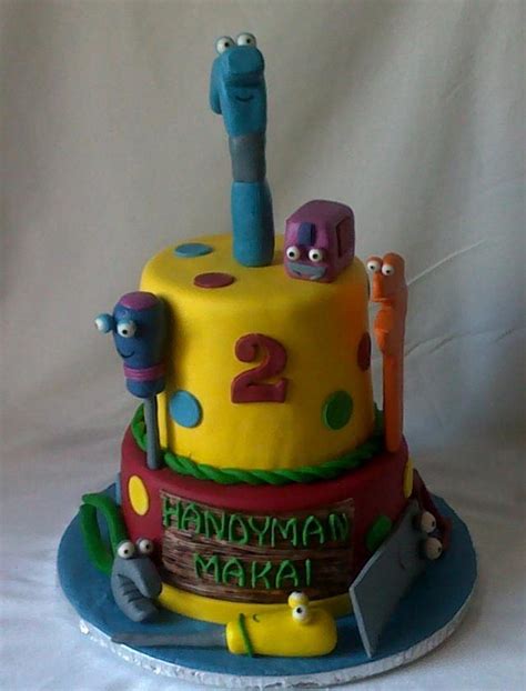 Handy Manny Themed Cake - Decorated Cake by Zaafirah - CakesDecor