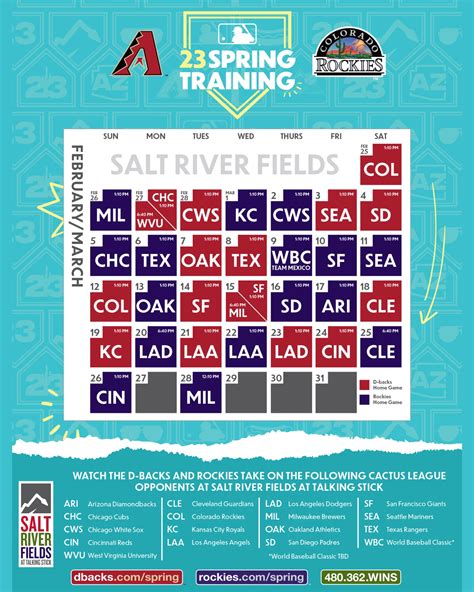 Arizona Diamondbacks Printable Schedule - Free Printable Templates