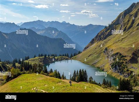 Allgau alps in the nebelhorn hiking area hi-res stock photography and ...