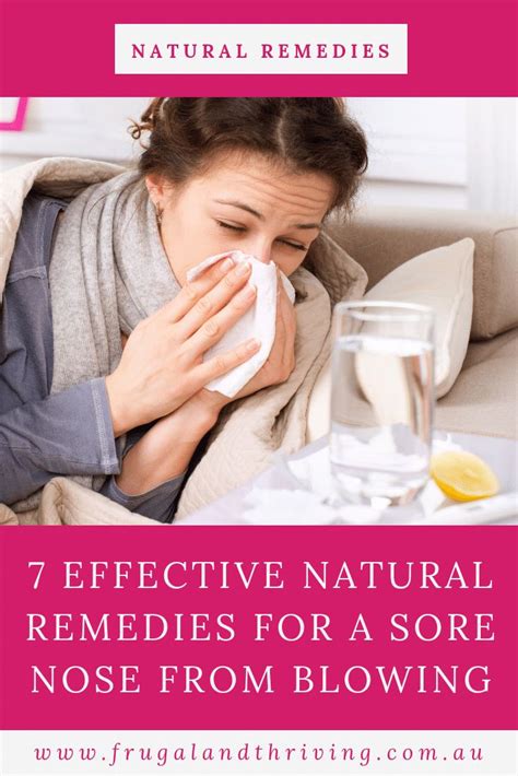 7 Effective Natural Sore Nose Remedies to Soothe Raw Skin | Dry nose ...