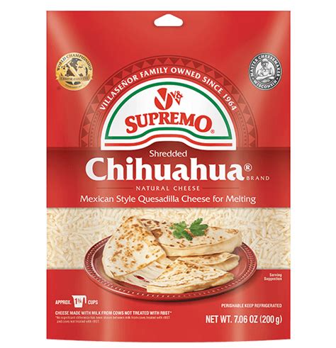 Shredded Chihuahua® Brand Quesadilla Cheese from V&V SUPREMO®