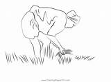 Farmer In Paddy Fields Coloring Page For Kids  Free Farmers Printable sketch template