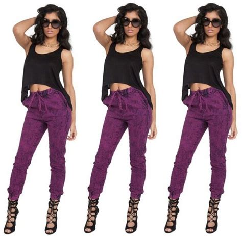 Cute outfit #Joggers #Denim #Purple | Cute outfits, Fashion, Passion ...