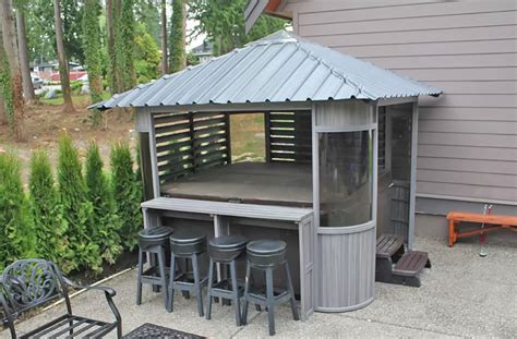 This Hot Tub Gazebo Turns Your Spa Into a Swim-Up Bar