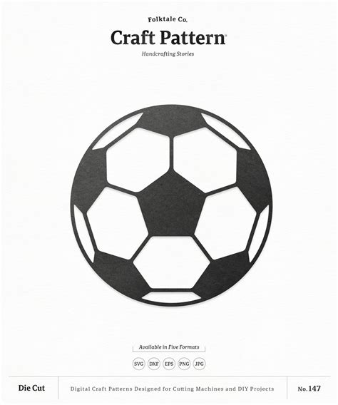 Soccer Ball SVG Craft Pattern, Soccer SVG, Sport SVG, Soccer Cut File ...