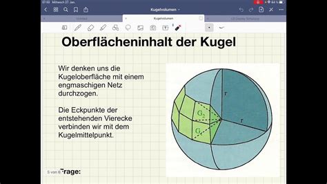 Kugel - Volumen und Oberfläche - YouTube