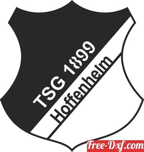 Download tsg hoffenheim logo Obn6N High quality free Dxf files, S