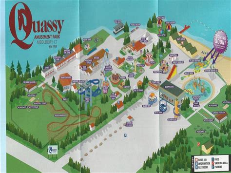 Quassy Amusement Park - 2012 Park Map