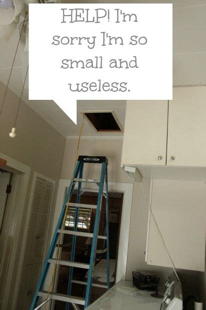 Make an attic access bigger. Attic Crawl Space Ideas, Crawl Space ...