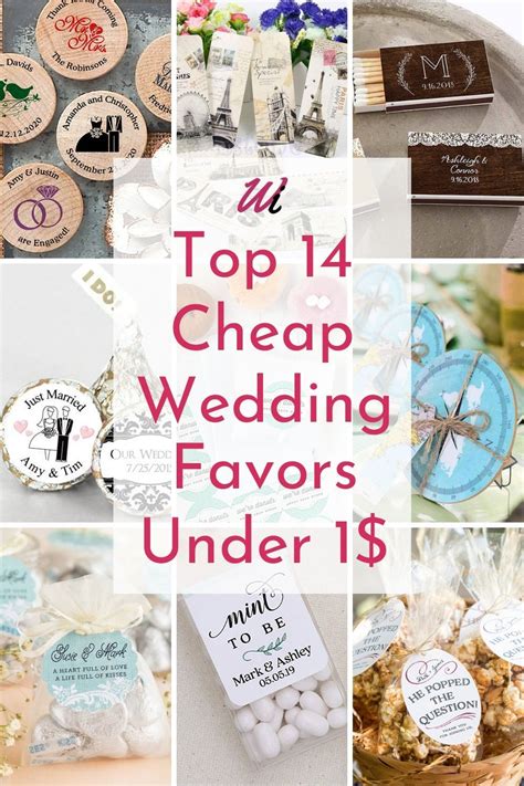 Affordable Wedding Favors Under $1