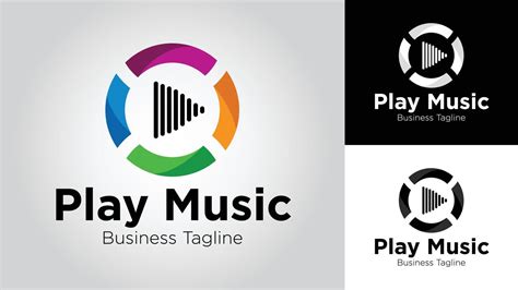 Play Music Business Vector Logo Design 21843250 Vector Art at Vecteezy