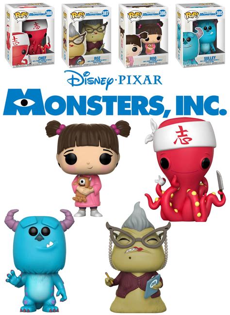 Funko POP! Disney Pixar Monsters, Inc. Bundle (4 POPs) - New, Mint ...