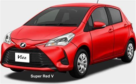 New Toyota Vitz Body color photo, Exterior colour picture, colors image