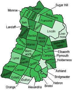 Grafton county NH Towns Hebron and Hanover