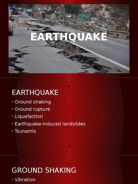 EARTHQUAKE Ground Shaking | PDF | Earthquakes | Waves