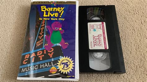 Opening To Barney Live! In New York City 1994 VHS - YouTube