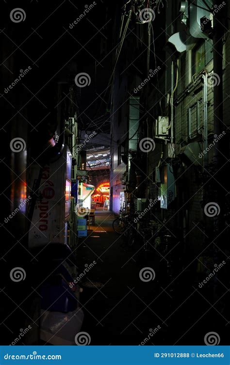 Night View with Neon Signs in Downtown Tokyo, Japan Editorial Stock ...