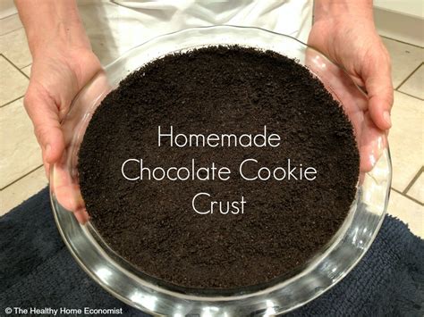 Chocolate Cookie Pie Crust Recipe | Healthy Home Economist