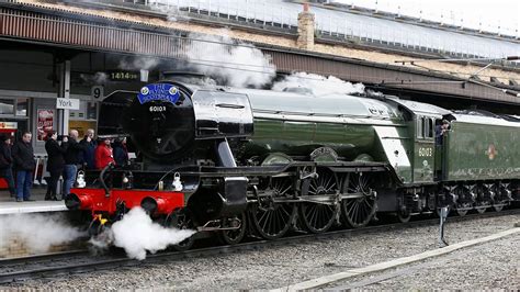 BBC One - Look North (Yorkshire), 25/02/2016, Flying Scotsman: Locomotive arrives in York