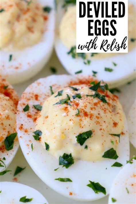 Deviled Eggs with Relish - WhitneyBond.com