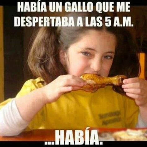 Nada como comer pollo a las 5 am | Memes español graciosos, Chistes, Memes en español