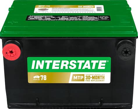 Amazon.com: Interstate Batteries Group 78 Car Battery Replacement (MTP-78) 12V, 800 CCA, 30 ...