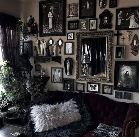 27 Cool Gothic Living Room Designs - DigsDigs