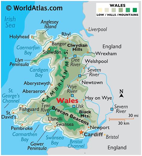 Wales Maps & Facts - World Atlas