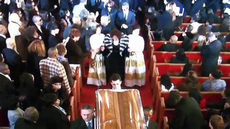 Whitney Houston Funeral,Casket leaving Church - YouTube