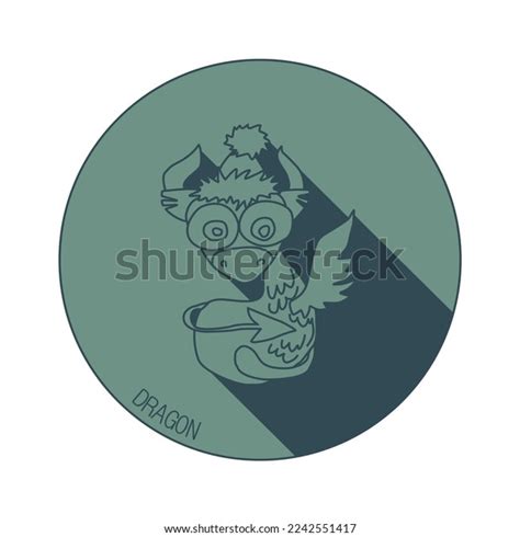 Dragon Zodiac Sign Logo Astrological Chinese Stock Vector (Royalty Free) 2242551417 | Shutterstock