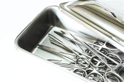 Surgical Instruments in Instrument Tray Stock Photo - Image of ...