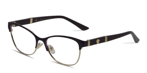 Versace VE1233Q Purple/Gold Prescription Eyeglasses