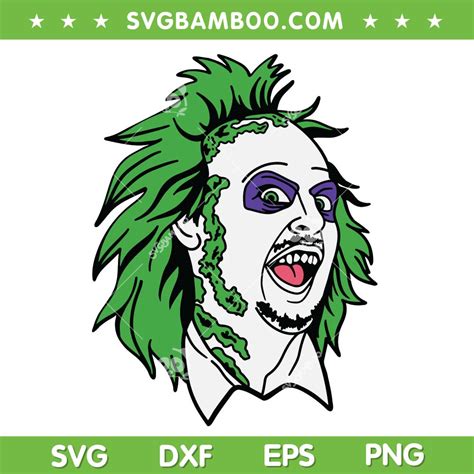 Beetlejuice Head SVG PNG