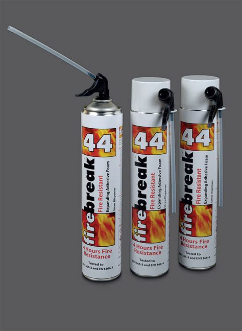 Firebreak 44 Fire Resistant Expanding PU Foam : Firebreak - Fire Safety by Design