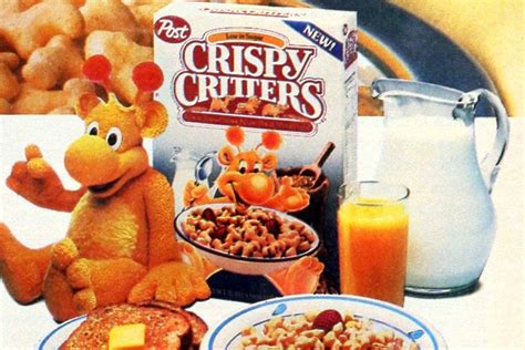 Vintage Crispy Critters: Animal-shaped Post cereal debuted in the '60s, and relaunched in the ...