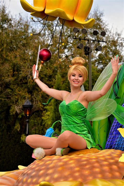 Tinker Bell on Parade Float at Magic Kingdom in Orlando, Florida ...