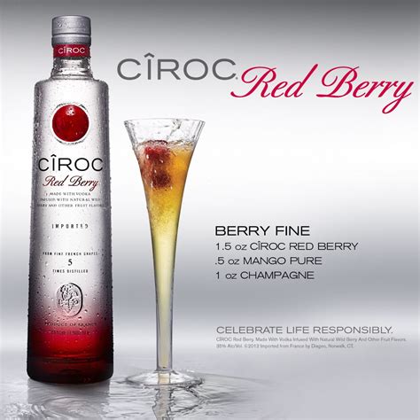 Berry Fine, Ciroc Red Berry Vodka Cocktail | Ciroc Cocktails | Drinks ...