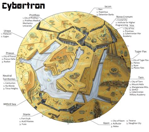 Cybertronian Maps | TFW2005 - The 2005 Boards