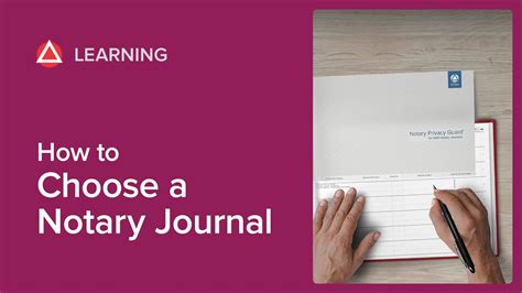 What every Notary needs to know about journals