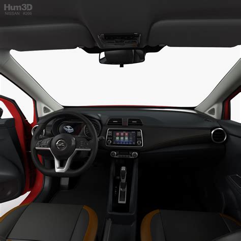 Nissan Versa SR sedan with HQ interior 2022 3D model - Vehicles on Hum3D