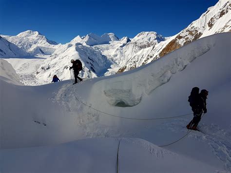 Climbing Khan Tengri (7010m), Tian Shan. 21-day trip. KMGA leader