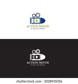 Action Movie Logo Vector Stock Vector (Royalty Free) 2028935036 | Shutterstock