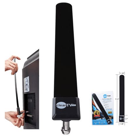 Clear TV Key Digital Indoor Antenna Stick – Pickup More Channels with ...